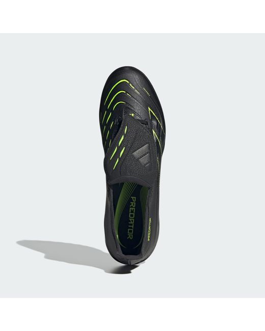Adidas Originals Black Predator League Fold-Over Tongue Turf Boots