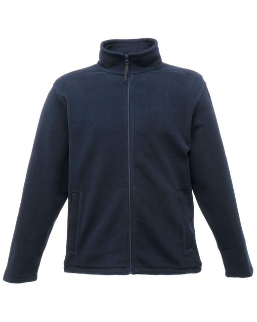 Regatta Blue Plain Micro Fleece Full Zip Jacket (Layer Lite) (Dark) for men
