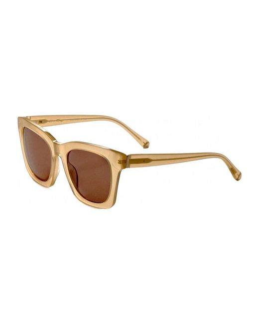 Kate Young For Tura Brown K546-Cha-52 K546 52 Cha Marley Sunglasses