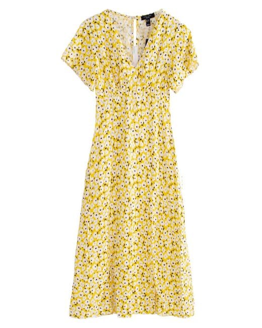 New Look Yellow Daisy Floral Summer Dress