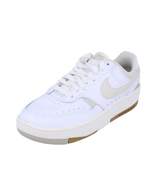 Nike White Gamma Force Trainers