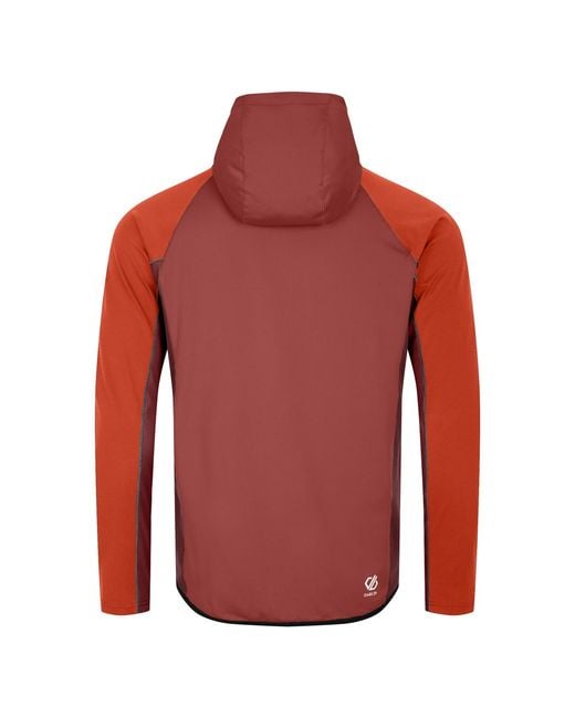 Dare 2b Red Assimlilate Ii Core Stretch Midlayer (Cinnamon/Syrah) Material_Synthetic for men