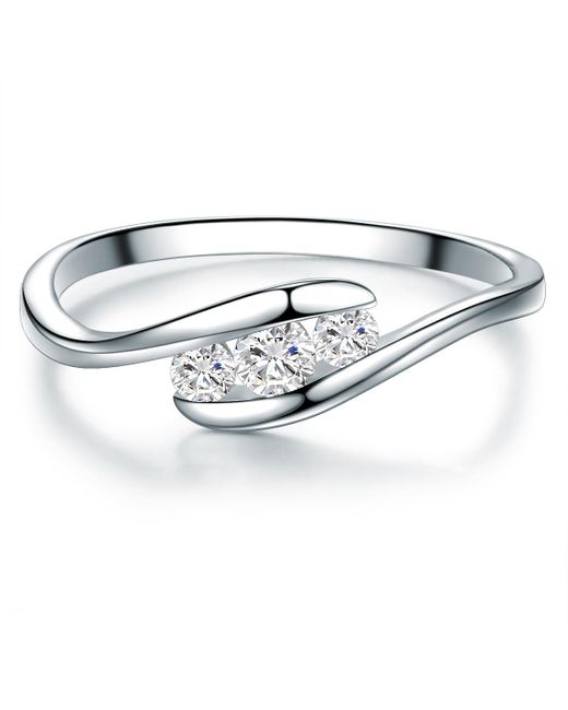 Tresor 1934 Metallic Trilani Sterling Ring