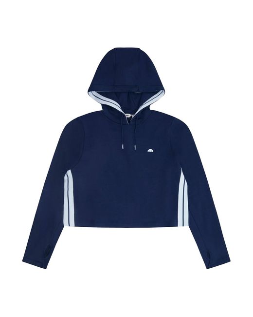 Ellesse Blue Ladies Neise Cropped Hoodie