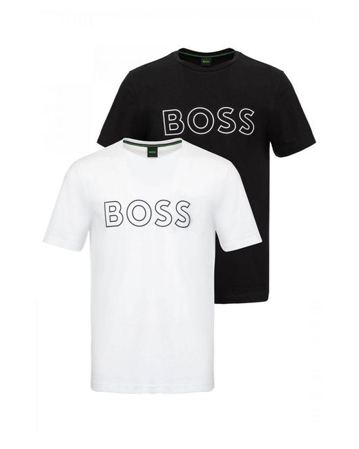 Boss Black Boss T Shirt 2 Pack for men