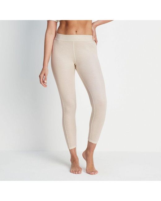 TOG24 White Meru Cashmere Touch Base Layer Leggings Off
