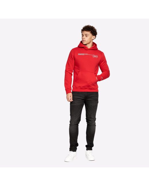Crosshatch Red Karver 2-Pack Hoodies for men