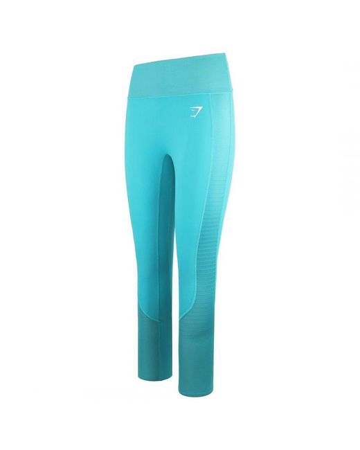 GYMSHARK Blue Apex Leggings