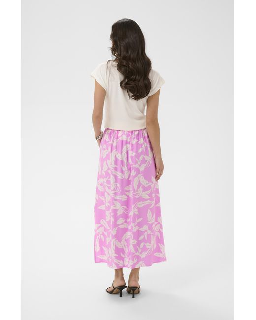 Kaffe Rok Kamarlo Rok Regular Fit in het Pink