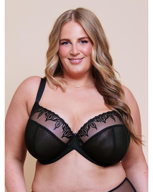 Curvy Kate Black Flare Plunge Bra