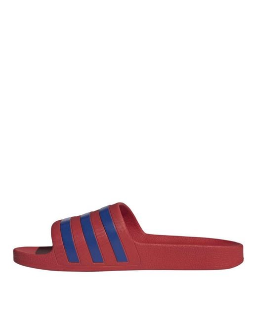 Adidas Red Adilette Aqua for men