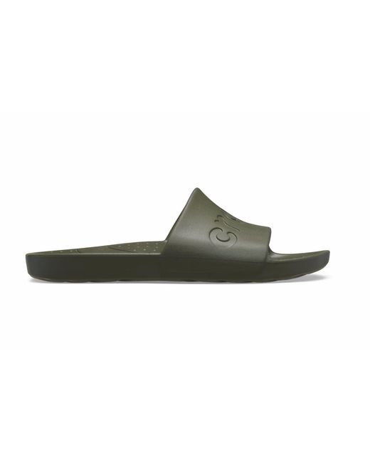 CROCSTM Green Open Toe Classic Slide Sandals
