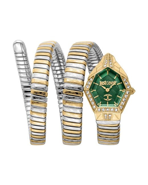 Just Cavalli Metallic Snake 316L Stainless Steel Watch