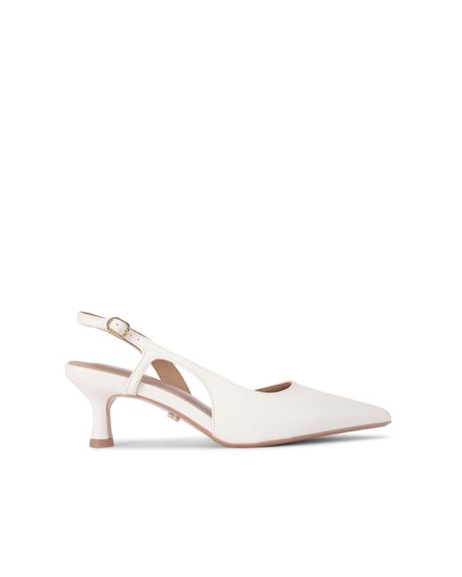 Carvela Kurt Geiger White Alina Sling Heels