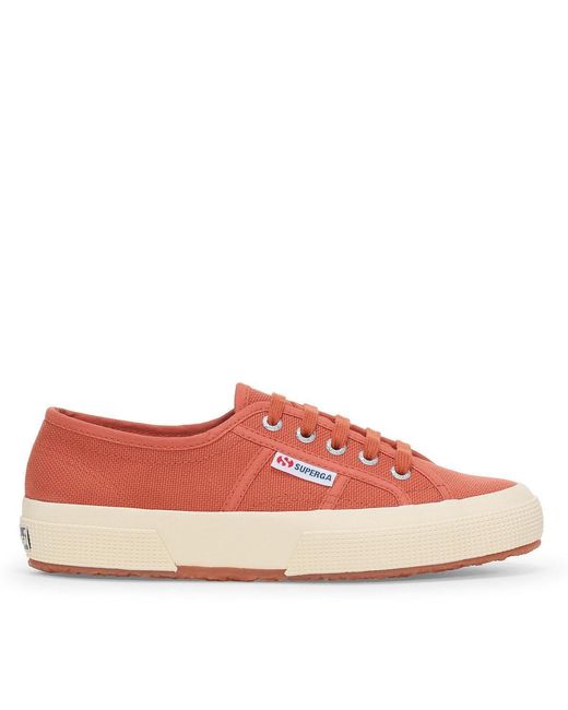Superga Pink Adult 2750 Cotu Classic Vegan Trainers Reddish/Off)