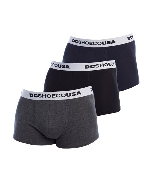 DC Shoes Blue Pack Of 3 Cotton Boxers For for men
