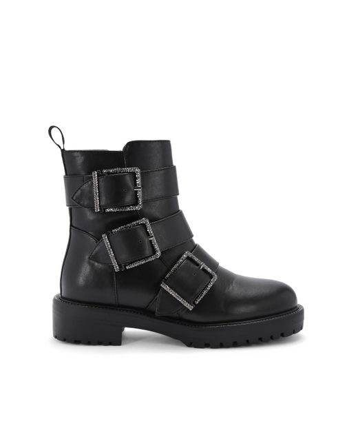 KG by Kurt Geiger Black Trixie Gem Boots