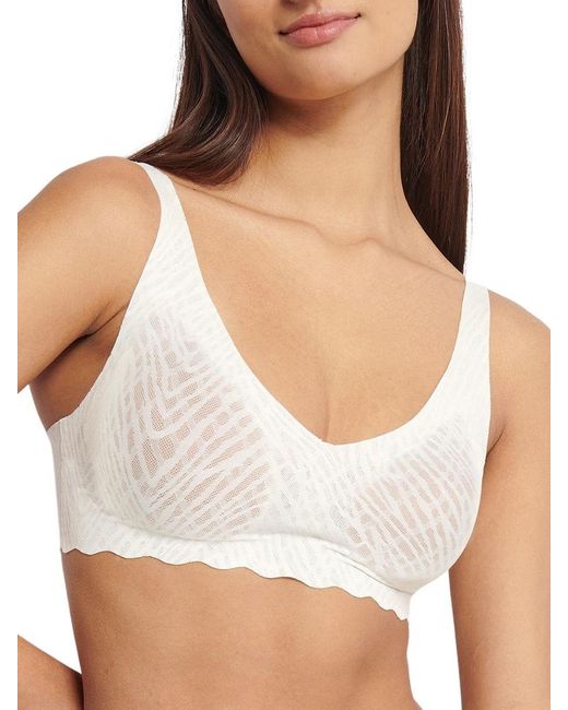 Sloggi White Zero Feel Bliss Soft Bra