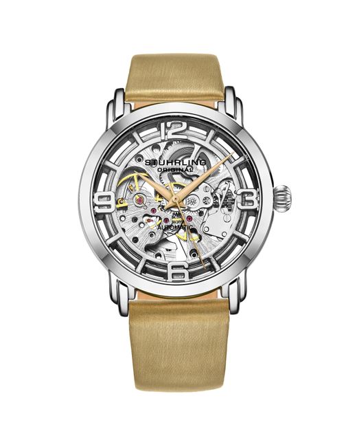 Stuhrling Metallic Winchester 3982 Automatic 40Mm Skeleton