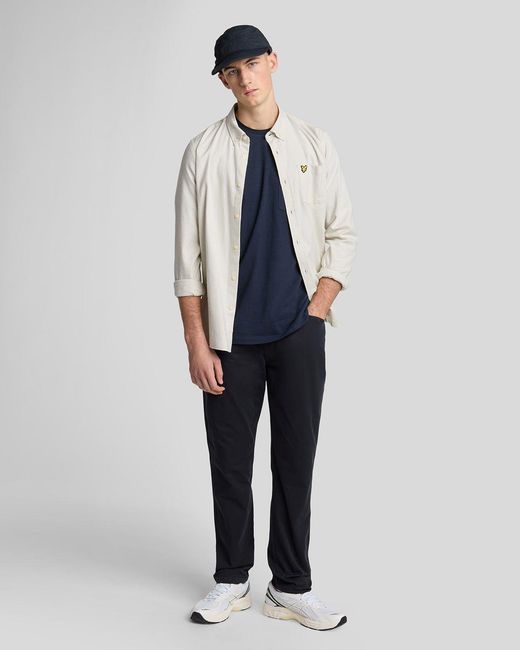 Lyle & Scott Blue Five Pockets Chino for men