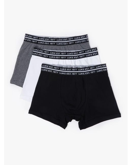 Luke 1977 Blue Captain 3 Pack Boxers for men