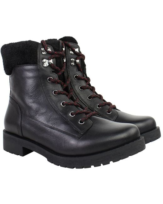 Vionic Black Zoey Boots Leather