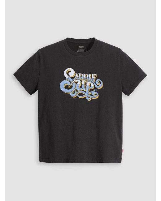 Levi's Black Levi's Saddle Up Duotone Pirate Graphic Print Classic T-Shirt