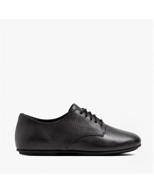 Fitflop Black Adeola Lizard Ladies Leather Derby Shoes All