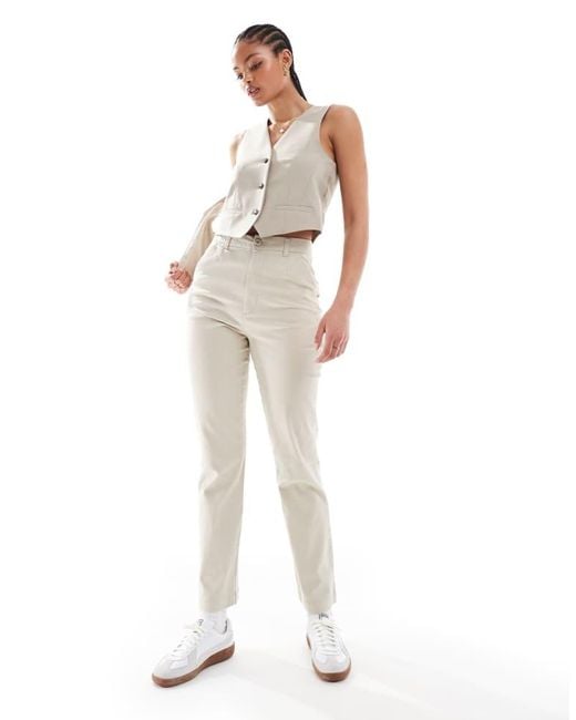 ASOS Natural Design Chino Trouser