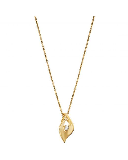 Orphelia Metallic 'Milan' 925 Sterling Chain With Pendant