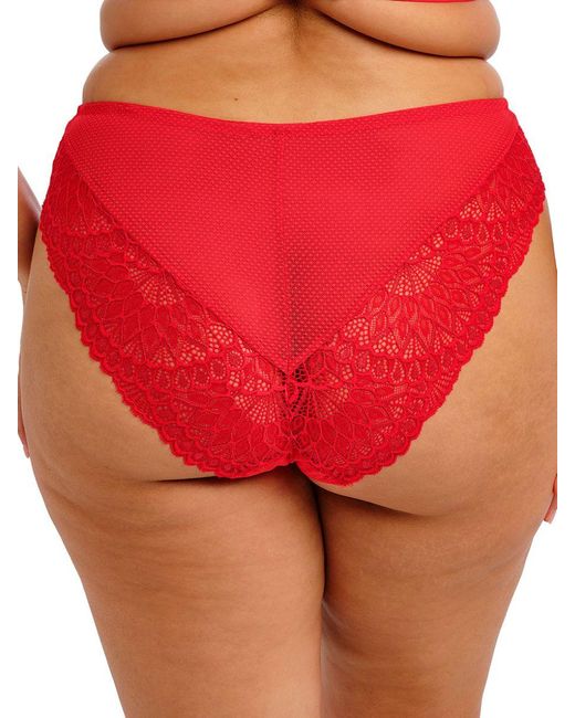 Elomi Red Tiernie Brief