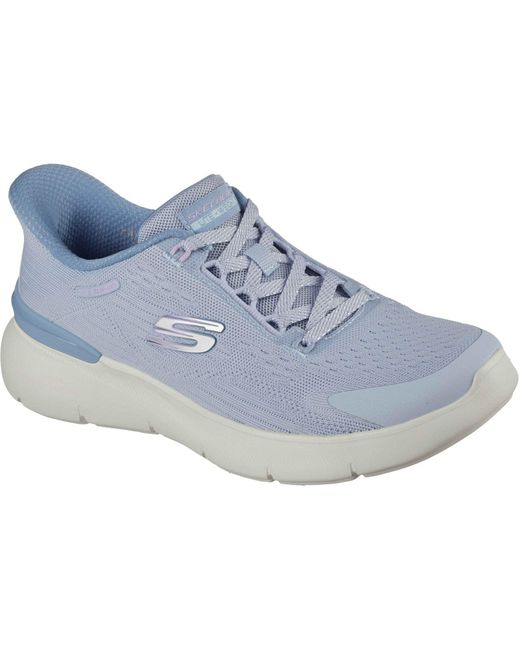 Skechers Blue Skech-Air Dynamight 2.0 Polyester Slate Trainers