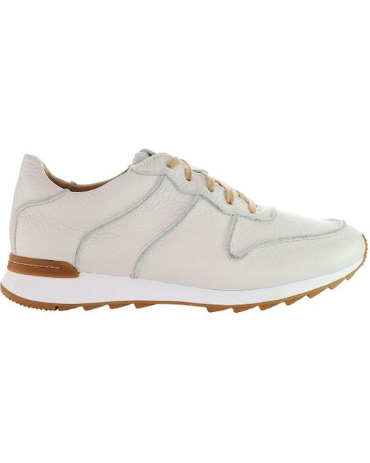 Clarks White Waken Jump Trainers for men