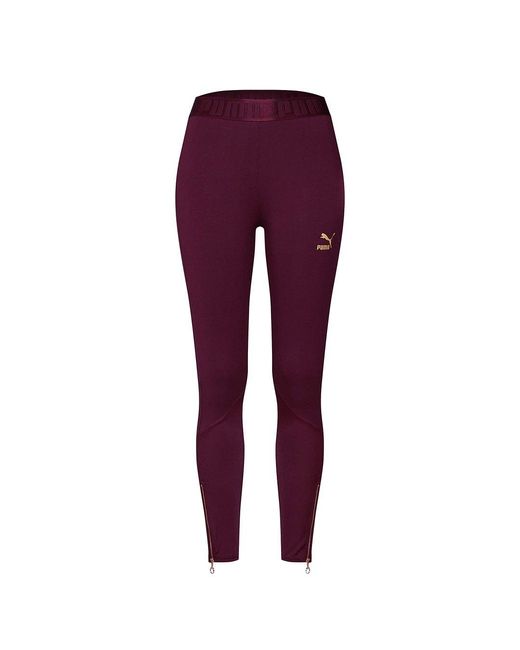 PUMA Purple X Kenza Dark Leggings Textile
