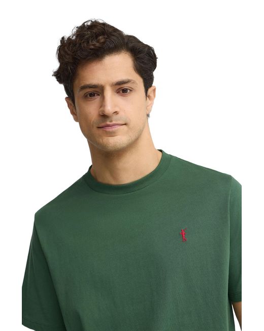 POLO CLUB Green Short Sleeve Crew Neck T-Shirt for men
