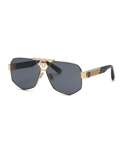 Philipp Plein Blue Spp107M630302 Spp107M 63 0302 Sunglasses for men