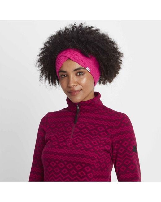 TOG24 Pink Salma Knitted Headband