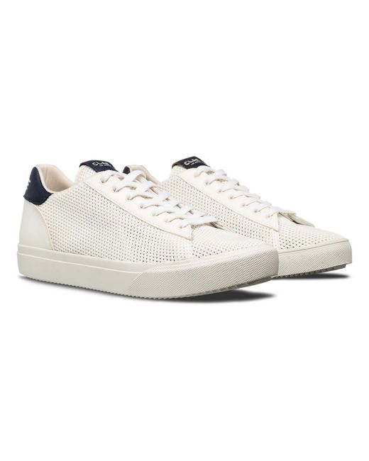 CLAE White Adults Low Top Trainers for men