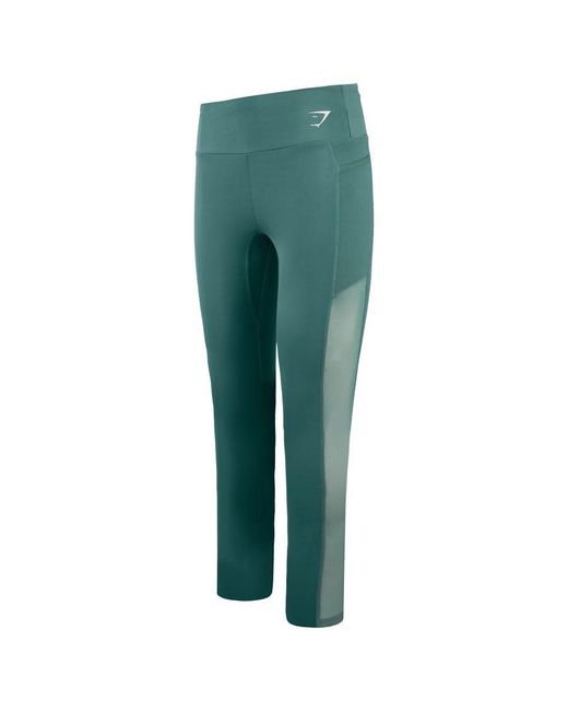 GYMSHARK Green High Rise Fit Leggings