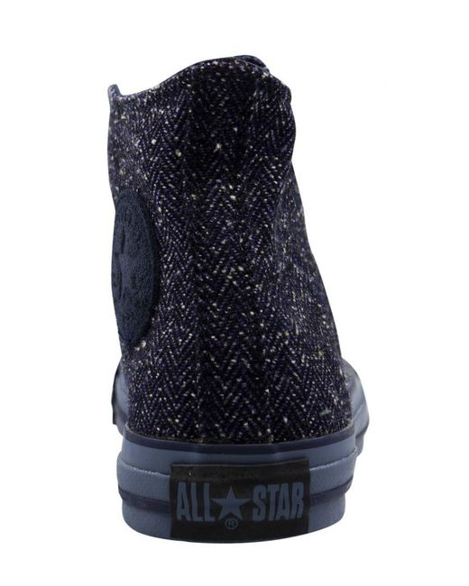 Converse Blue Chuck Taylor Herringbone Plimsolls for men