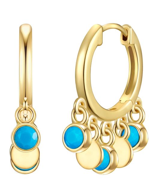 Glanzstücke München Blue Hoop Earring Sterling