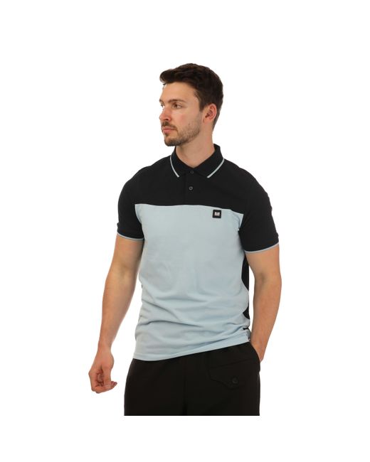 Weekend Offender White Lario Block Polo Shirt for men
