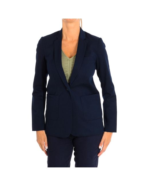 Karl Marc John Blue Long Sleeve Slim Fit Blazer 9062