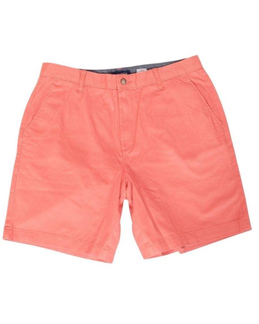 Nautica Red Chino Shorts for men
