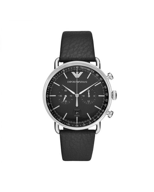 Emporio Armani Black Horloge Ar11143 Stainless Steel (Archived) for men
