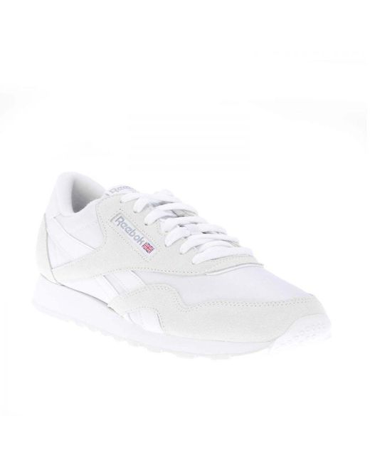 Reebok White Classics Classic Nylon Trainers for men