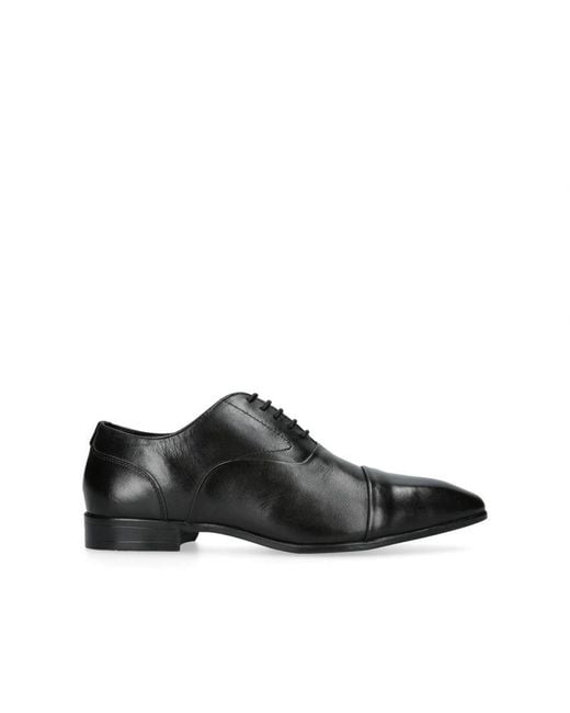 KG by Kurt Geiger Black Leather Sonny Derby Shoes Leather for men