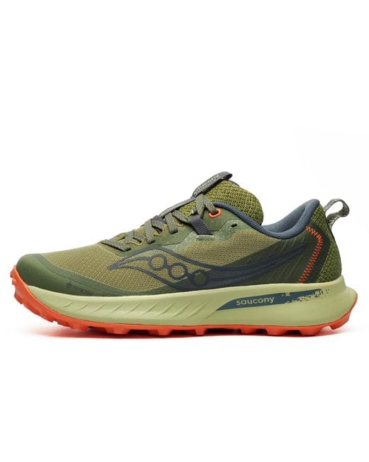 Saucony Green Peregrine 15 Gtx Gore-Tex Trail Running Shoes