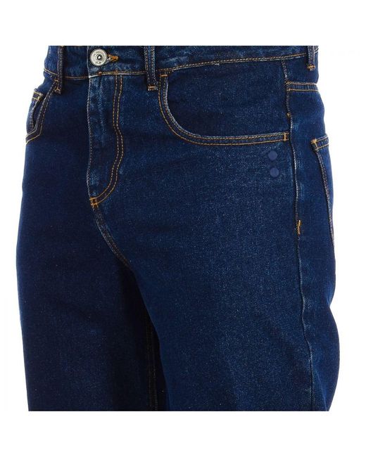 La Martina Blue Long Trousers With Straight Cut Hems And Belt Loops Tmt010-Dm069 for men