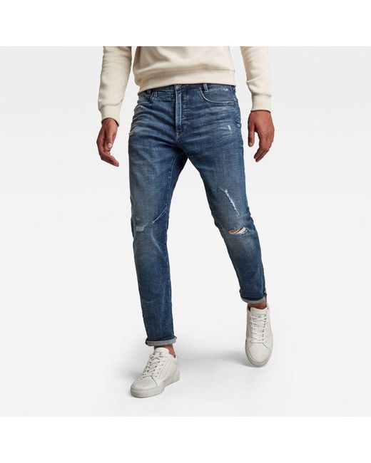 G-Star RAW D-staq 3d Slim Jeans Cotton in Blue for Men | Lyst UK
